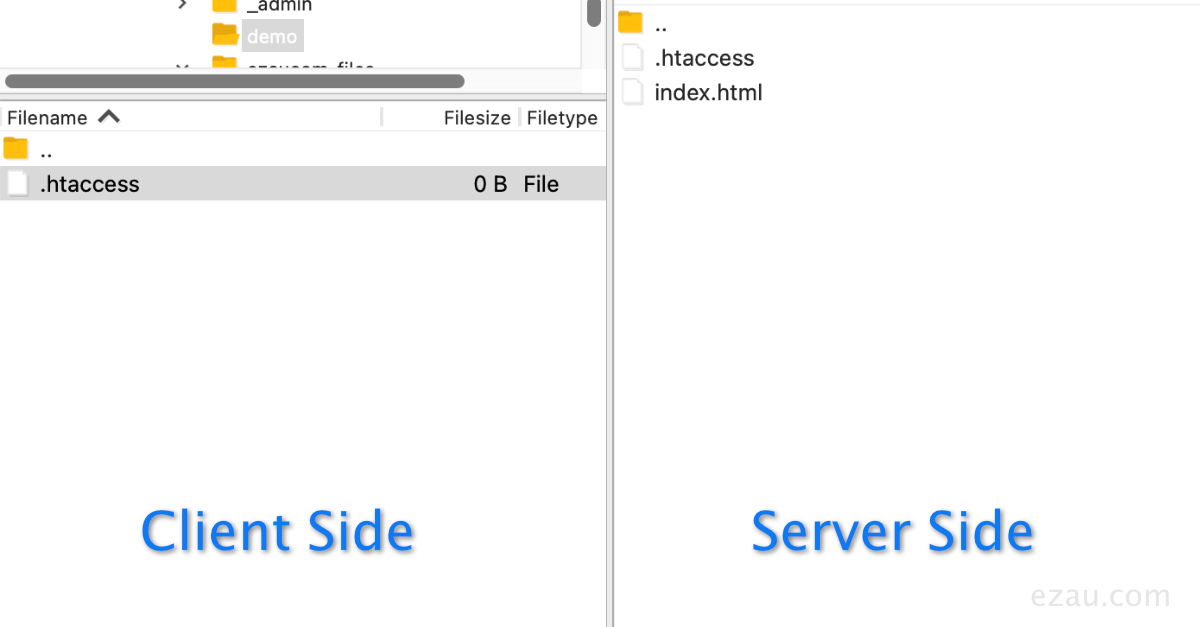 Viewing htaccess File in an FTP Program